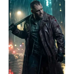 HAVOC Tom Hardy Brown Leather Coat
